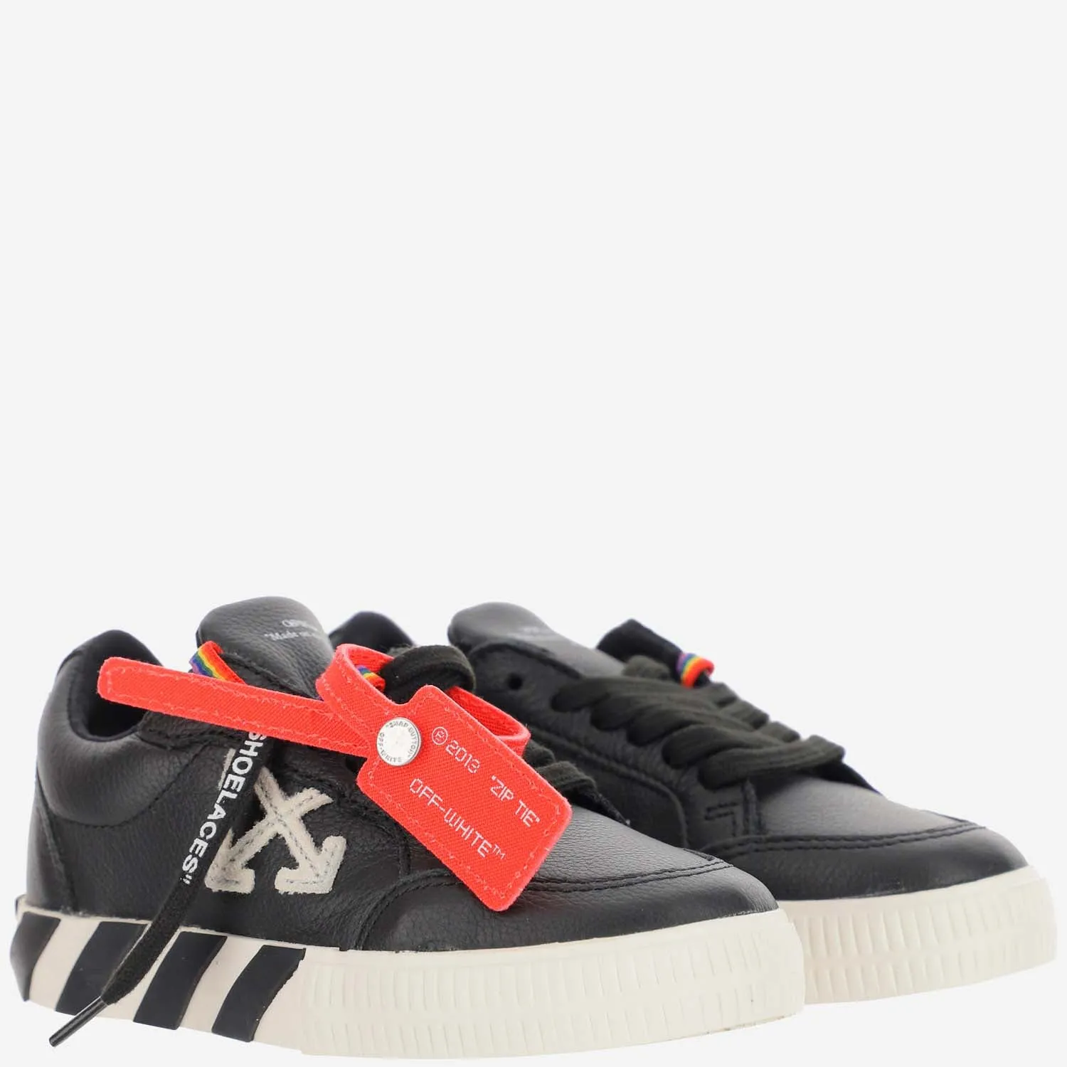 Off-White Kids Vulcanised Low Top Sneakers