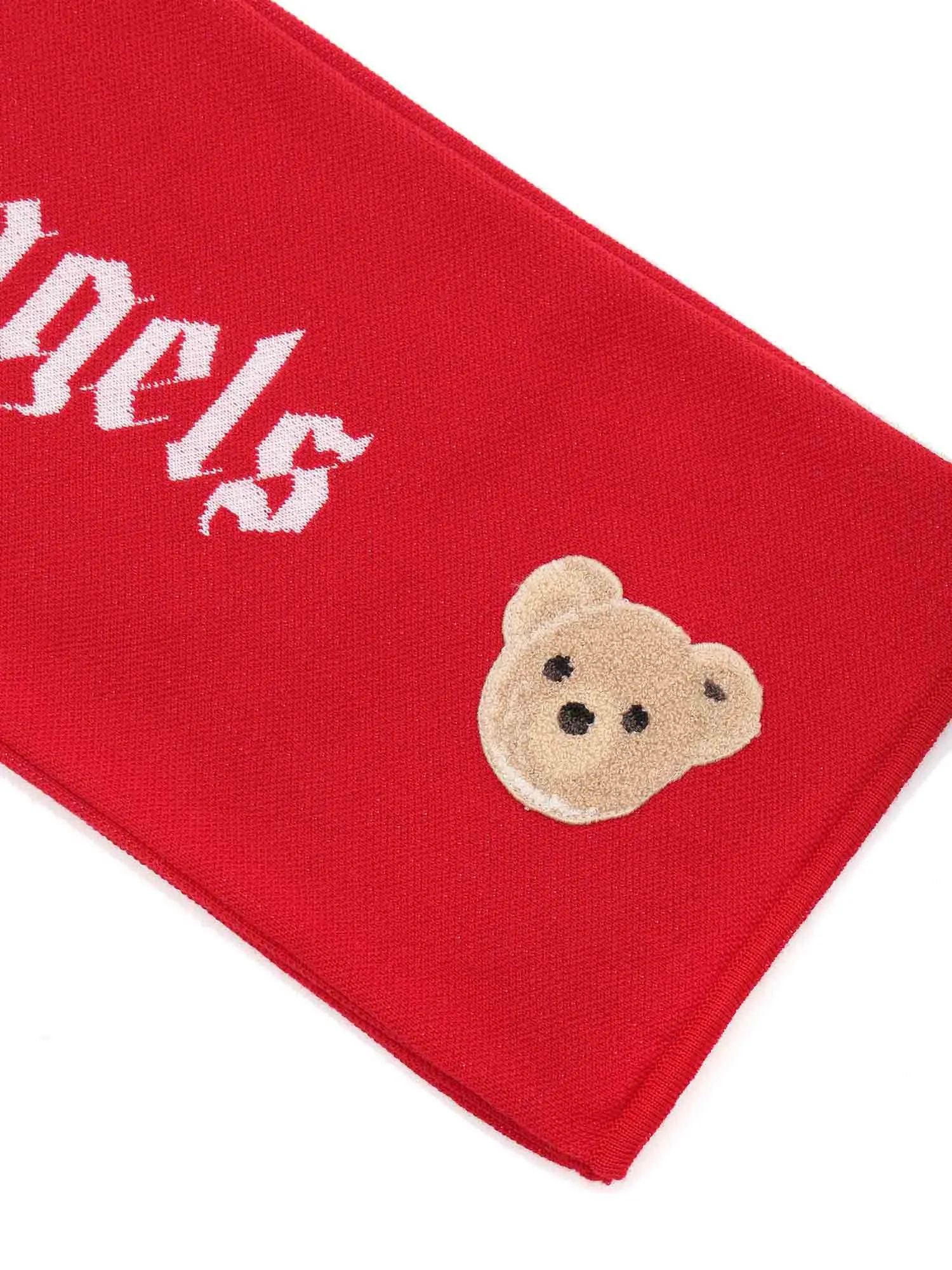 Palm Angels Kids Bear Motif Scarf