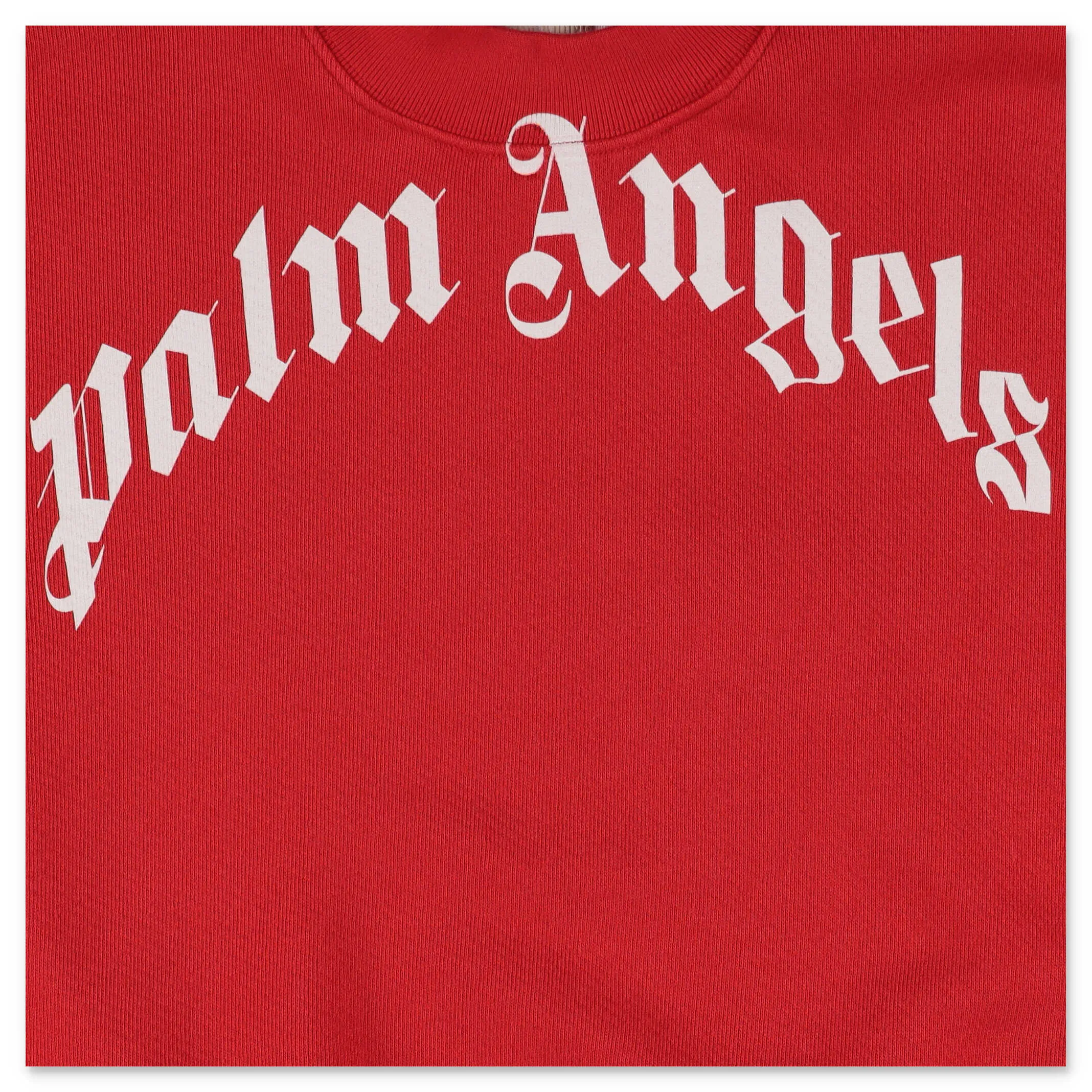 Palm Angels Kids Logo Print Crewneck Sweatshirt