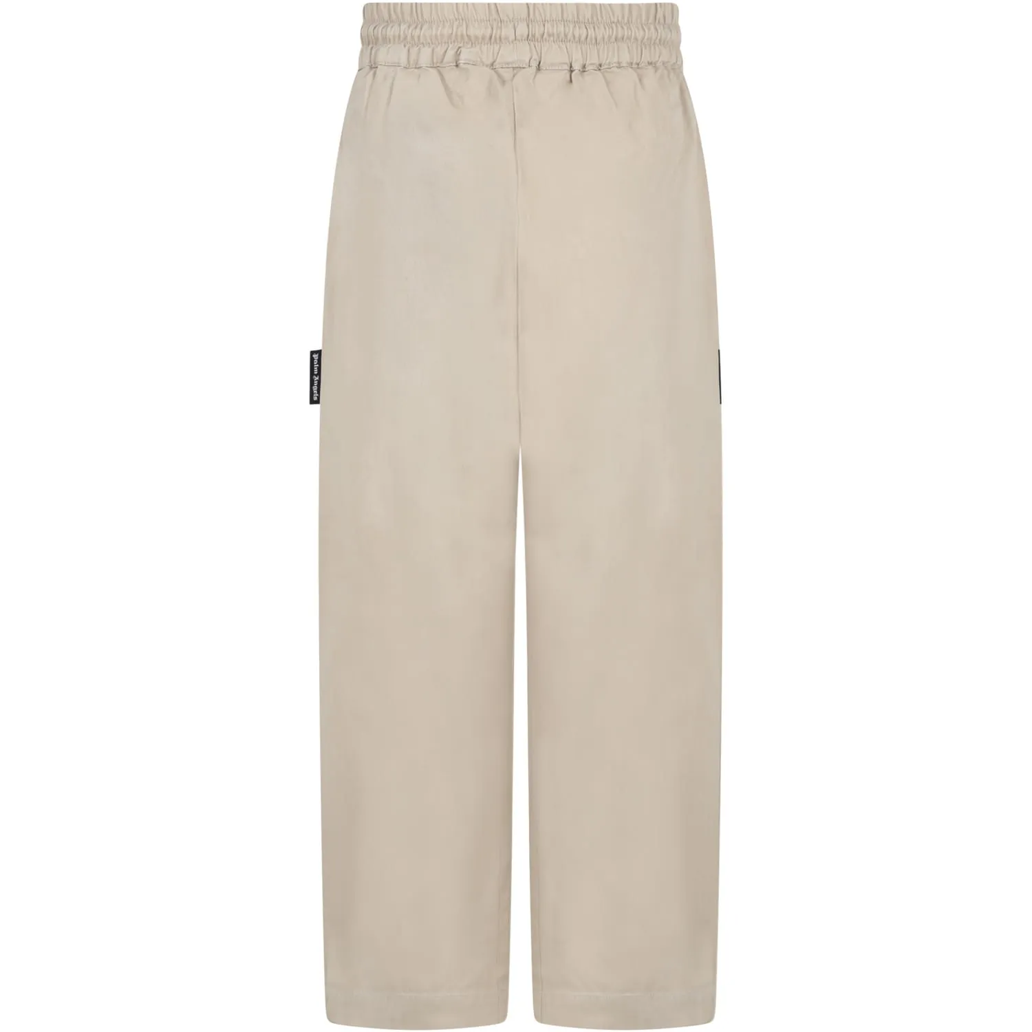 Palm Angels Kids Logo Print Drawstring Pants