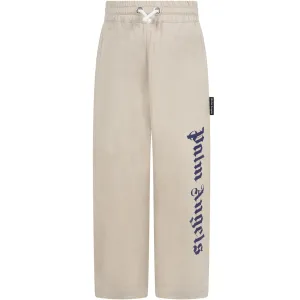 Palm Angels Kids Logo Print Drawstring Pants