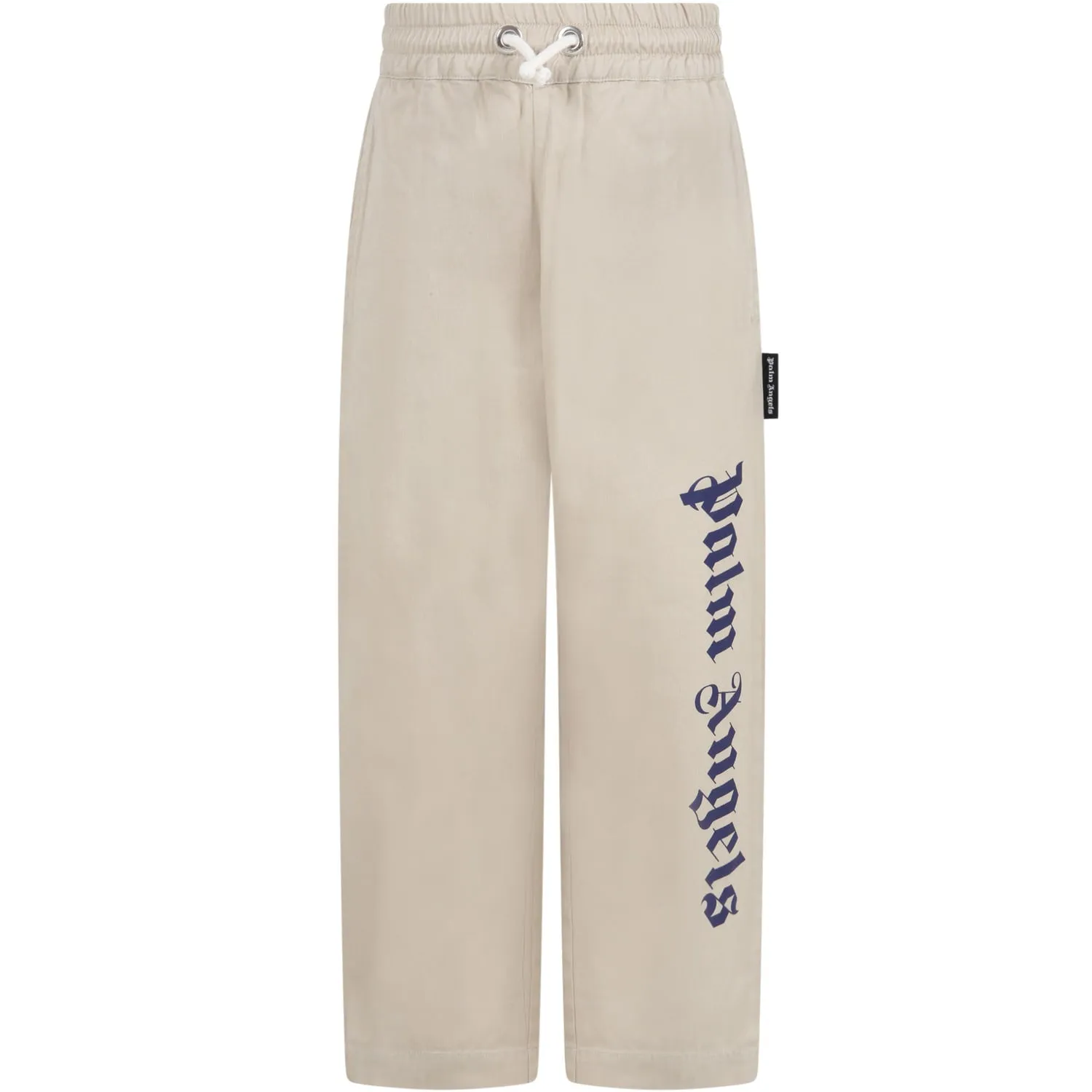 Palm Angels Kids Logo Print Drawstring Pants