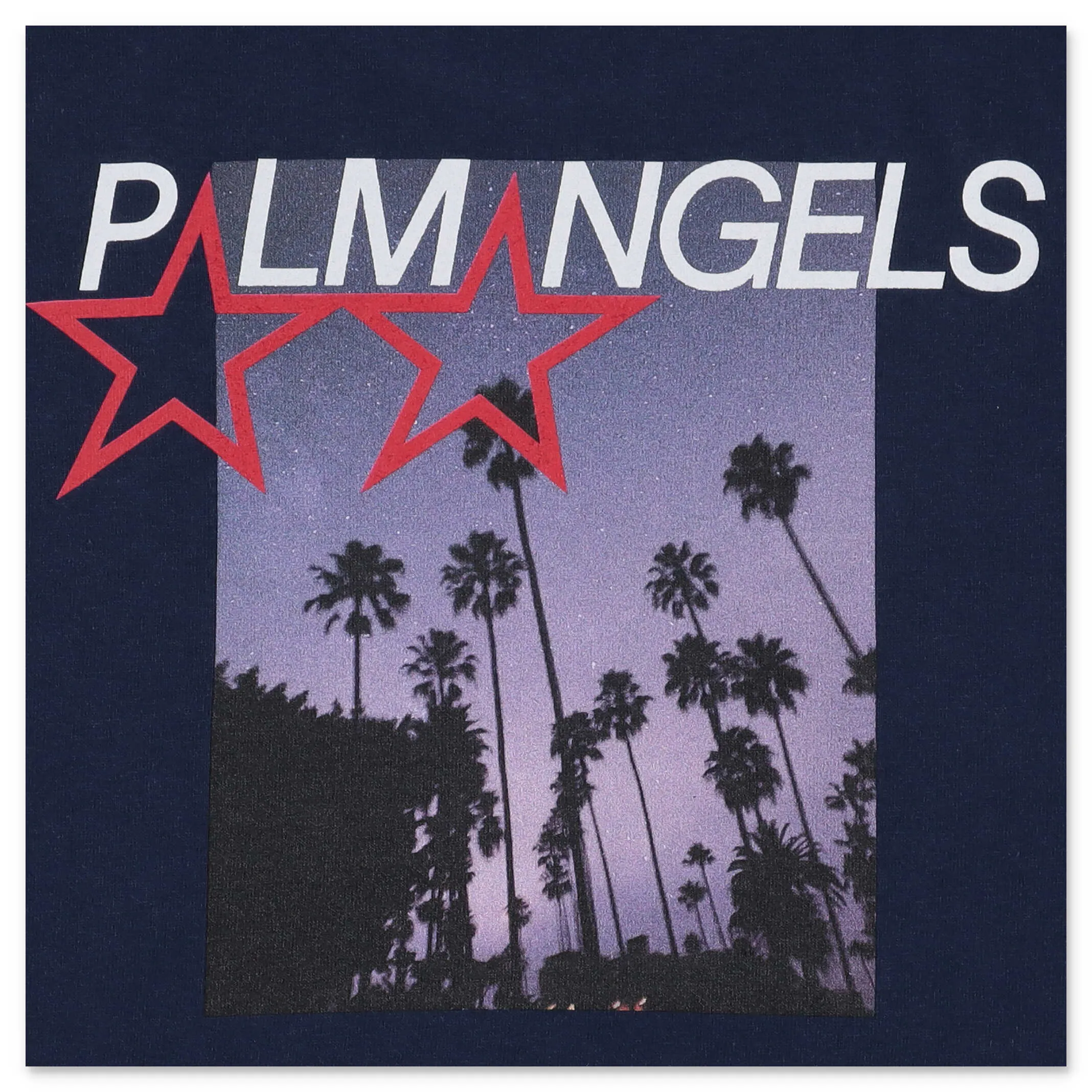 Palm Angels Kids Logo Print T-Shirt