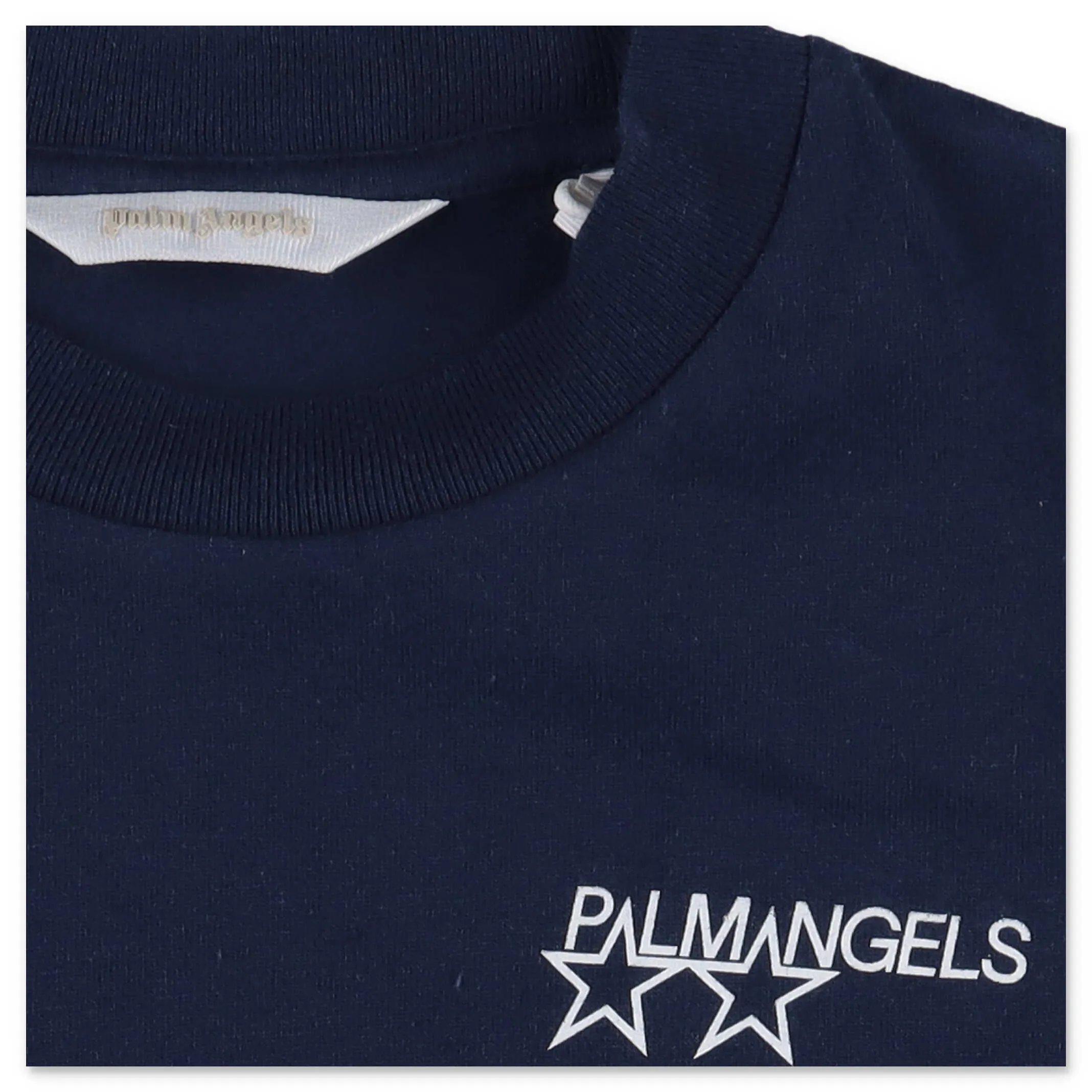 Palm Angels Kids Logo Print T-Shirt