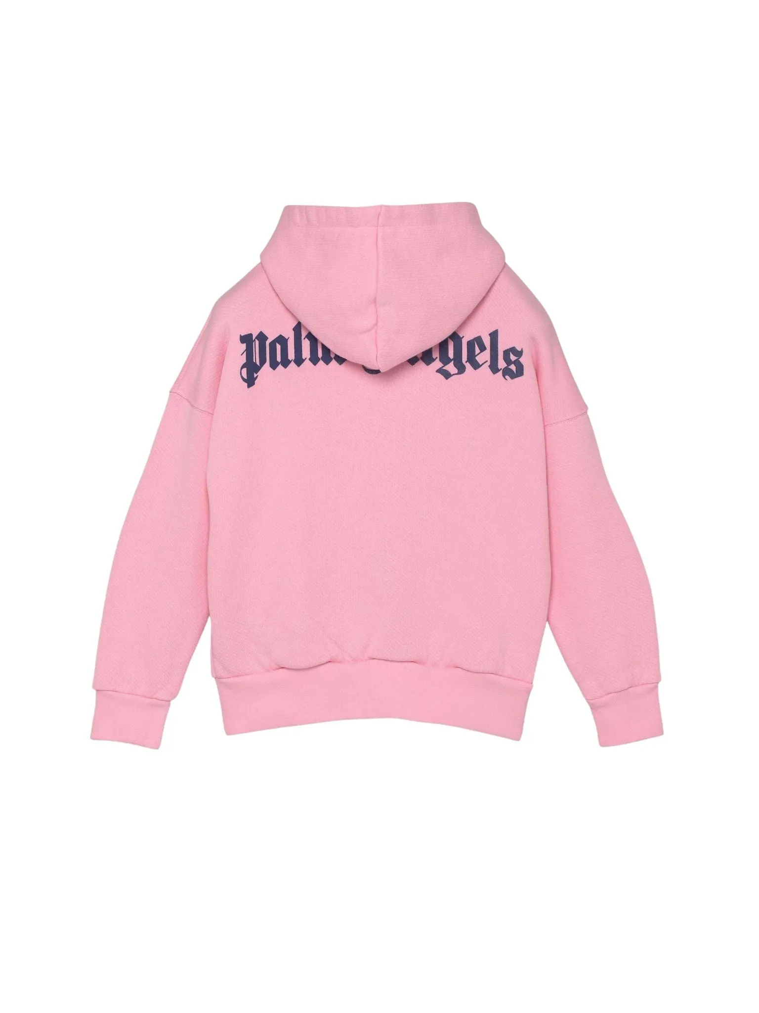 Palm Angels Kids Logo Print Zipped Hoodie
