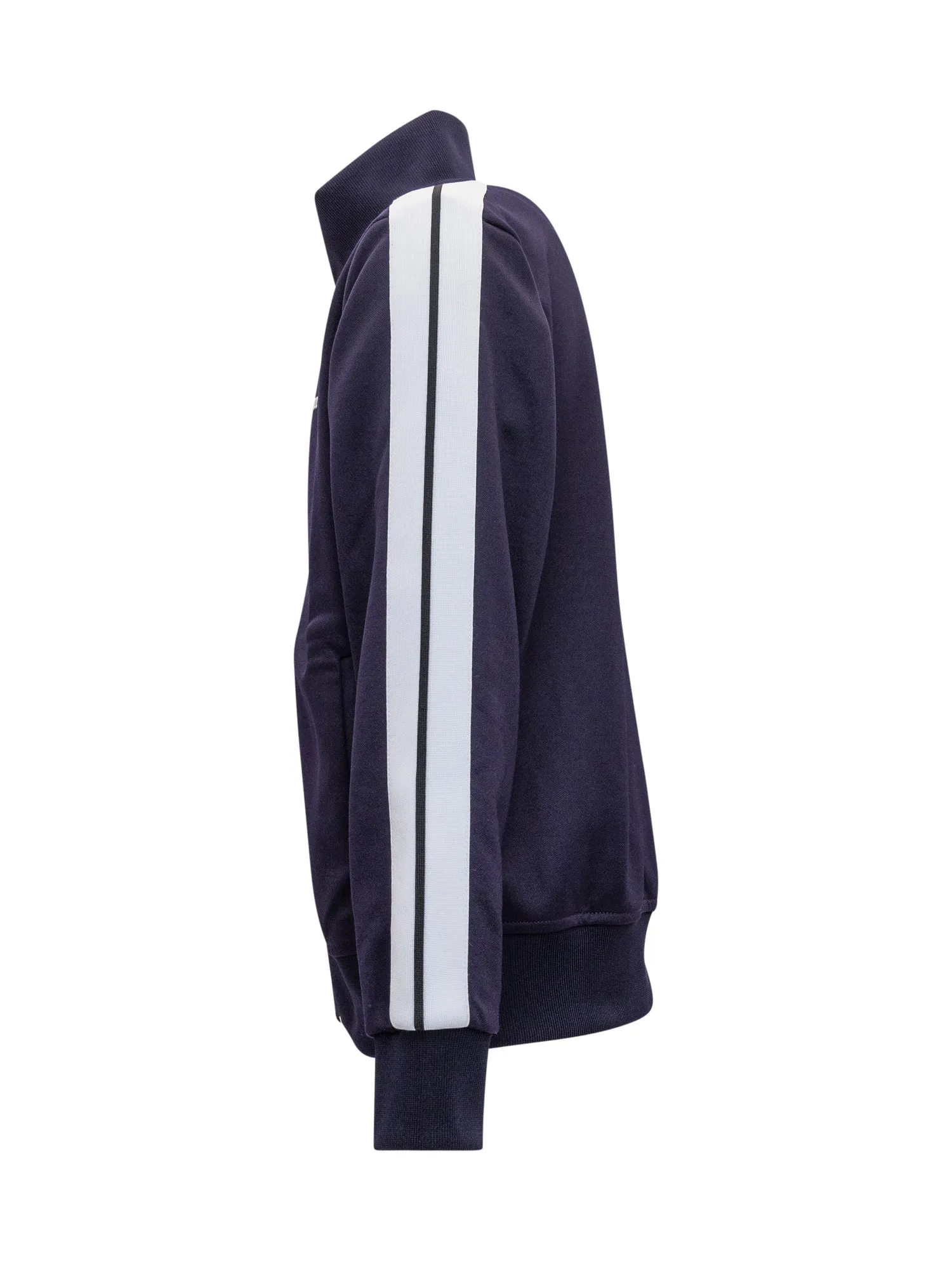 Palm Angels Kids Logo Print Zipped Jacket