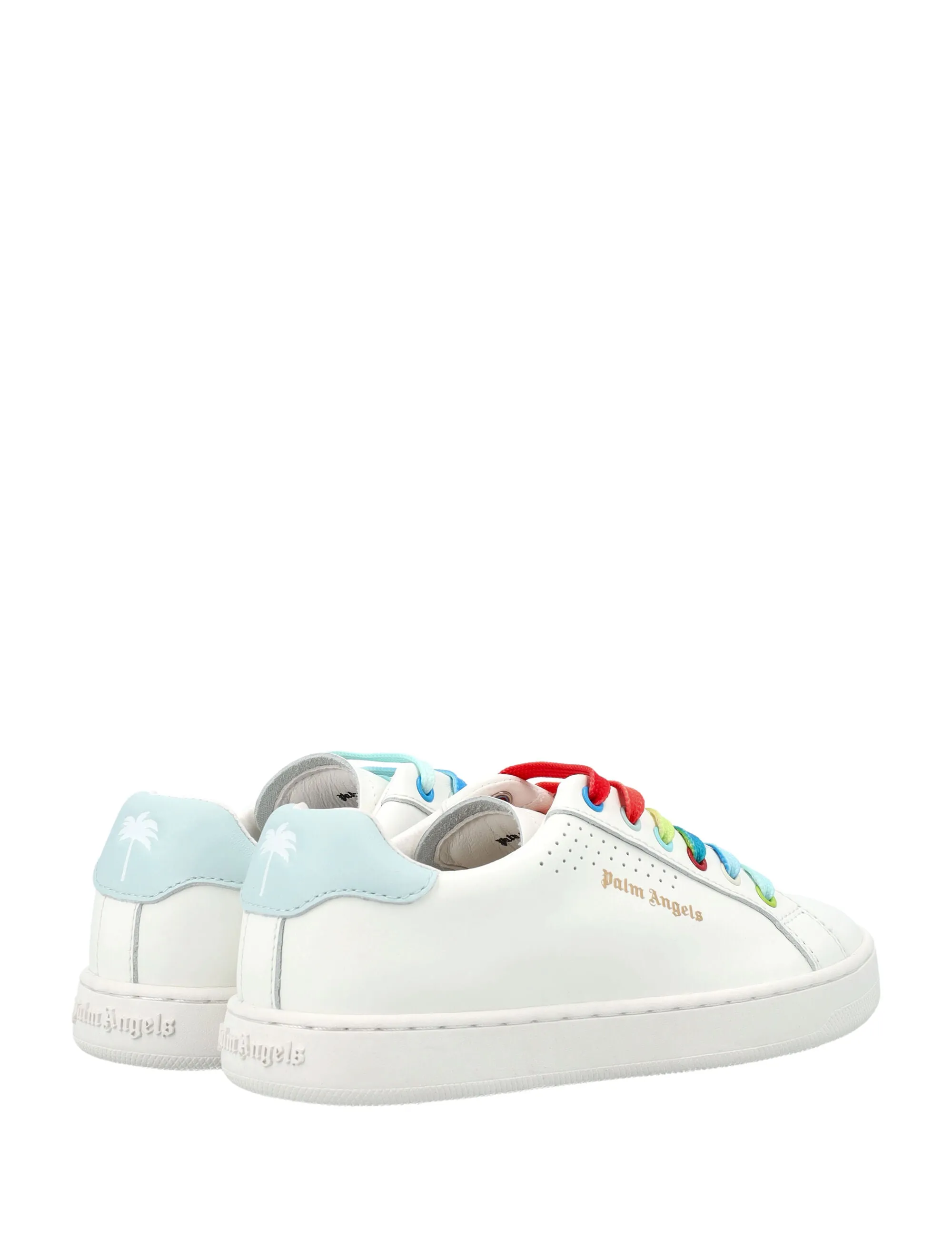 Palm Angels Kids Logo Printed Lace-Up Sneakers