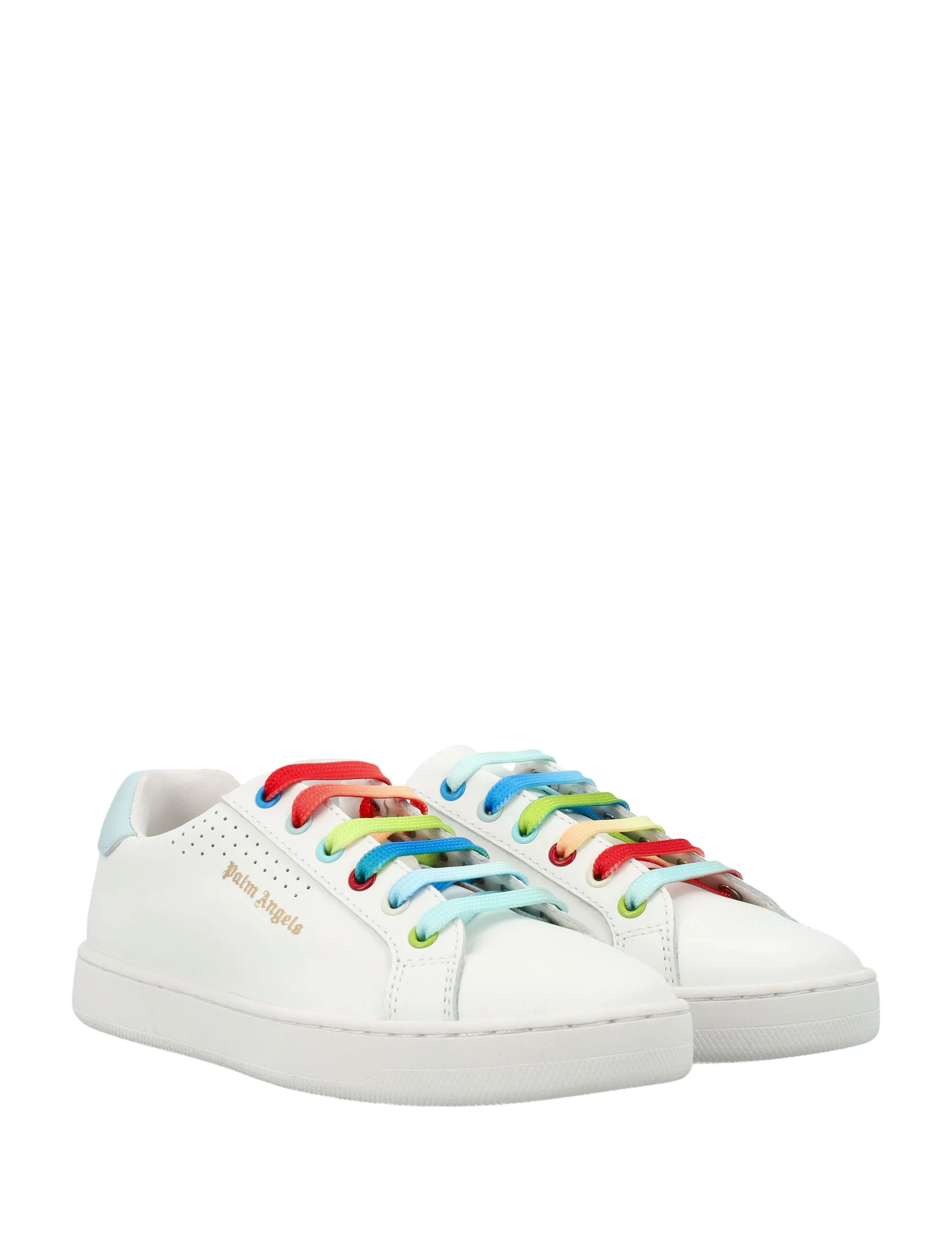 Palm Angels Kids Logo Printed Lace-Up Sneakers