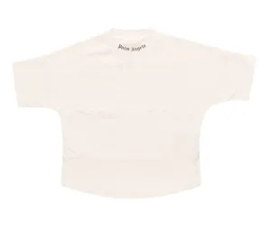 Palm Angels Kids Logo Printed Mockneck T-Shirt