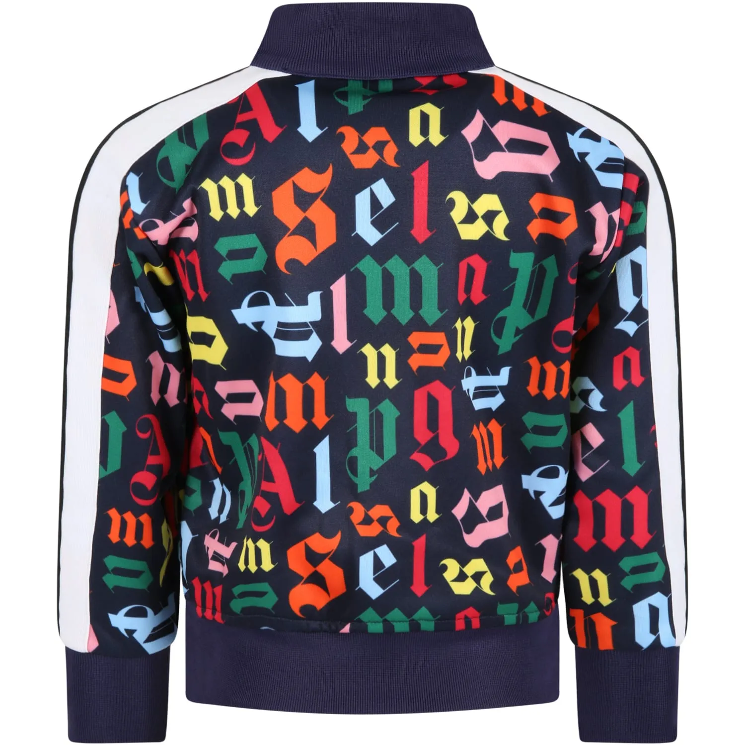 Palm Angels Kids Monogram Printed Track Jacket