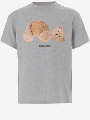 Palm Angels Kids Teddy Bear Print T-Shirt