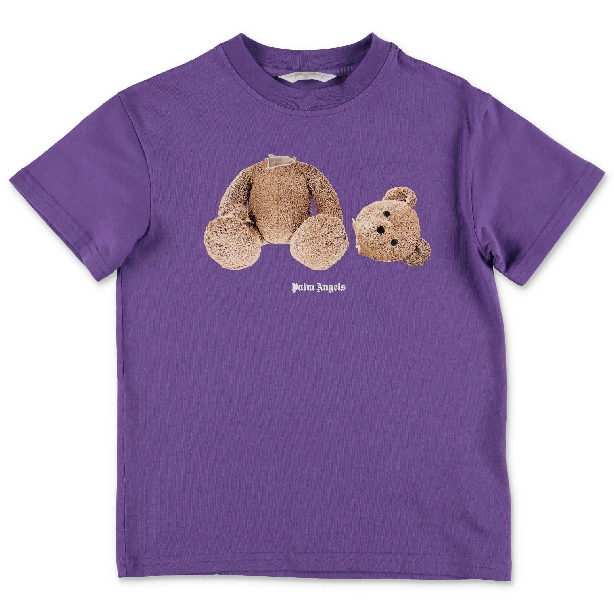 Palm Angels Kids Teddy Bear Print T-Shirt