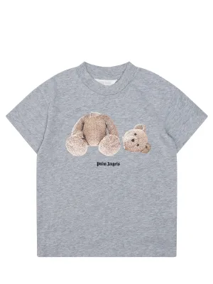 Palm Angels Kids Teddy Bear Print T-Shirt