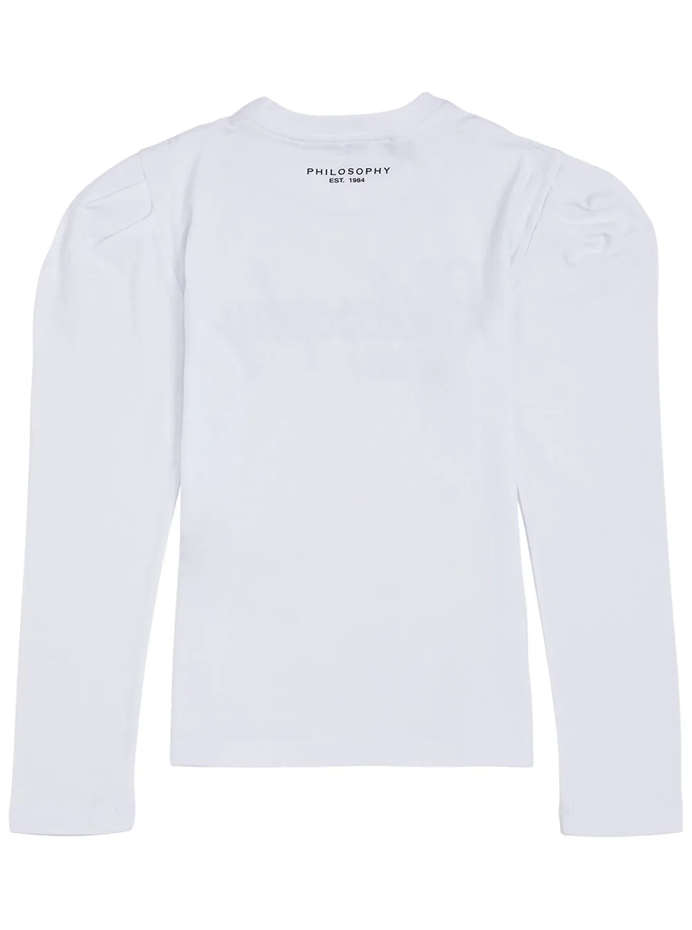 Philosophy Di Lorenzo Serafini Kids Logo Printed Puff Sleeve Sweatshirt