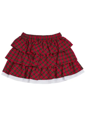 Philosophy Di Lorenzo Serafini Kids Tartan Layered Skirt