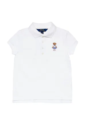 Ralph Lauren Kids Bear Embroidered Polo Shirt