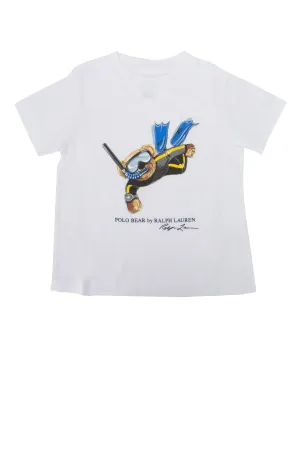 Ralph Lauren Kids Bear Print T-Shirt