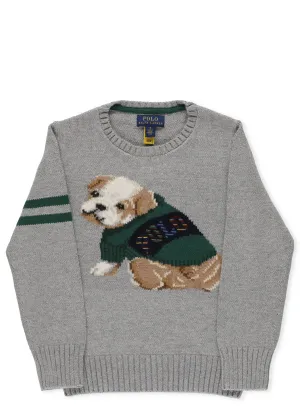 Ralph Lauren Kids Bulldog Knit Jumper