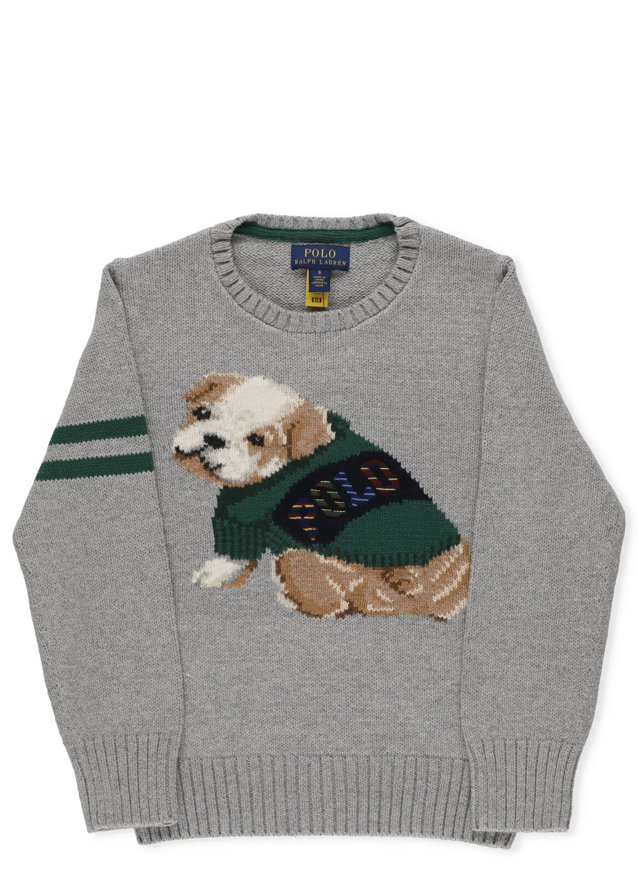 Ralph Lauren Kids Bulldog Knit Jumper