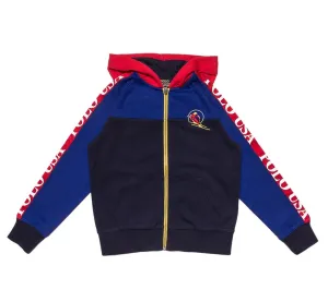 Ralph Lauren Kids Colour-Block Hooded Sweatshirt