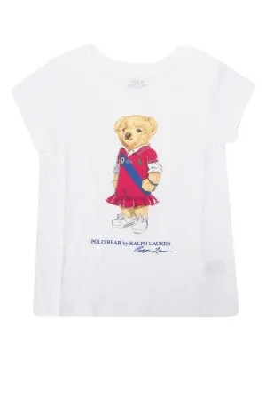 Ralph Lauren Kids Logo Bear Print T-Shirt