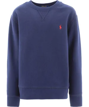 Ralph Lauren Kids Logo Embroidered Crewneck Sweatshirt