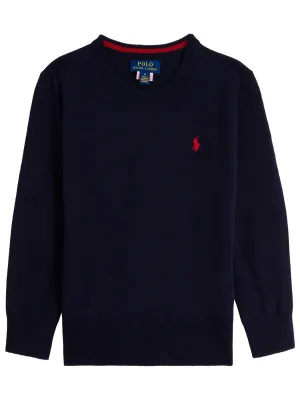 Ralph Lauren Kids Logo Embroidered Jumper