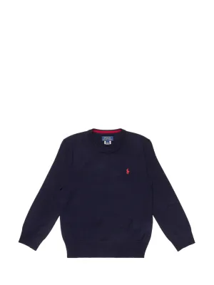 Ralph Lauren Kids Logo Embroidered Sweater
