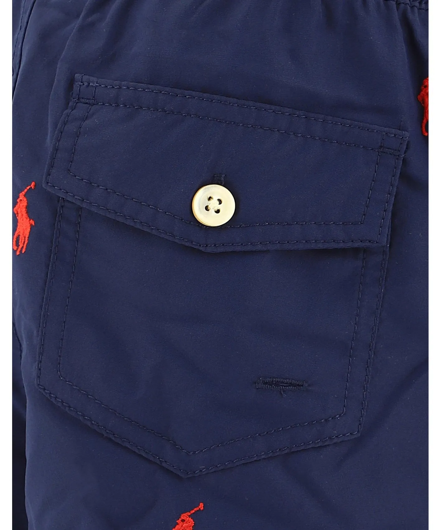 Ralph Lauren Kids Logo Embroidered Swim Shorts