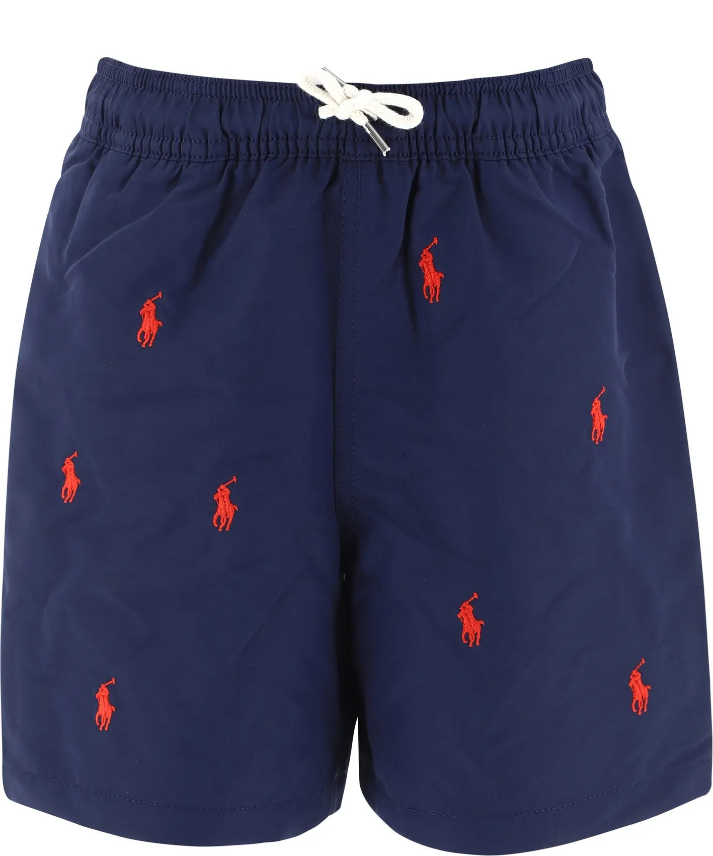 Ralph Lauren Kids Logo Embroidered Swim Shorts