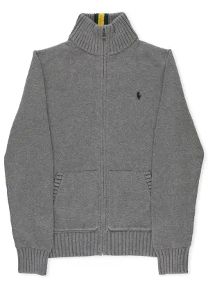 Ralph Lauren Kids Logo Embroidered Zipped Cardigan