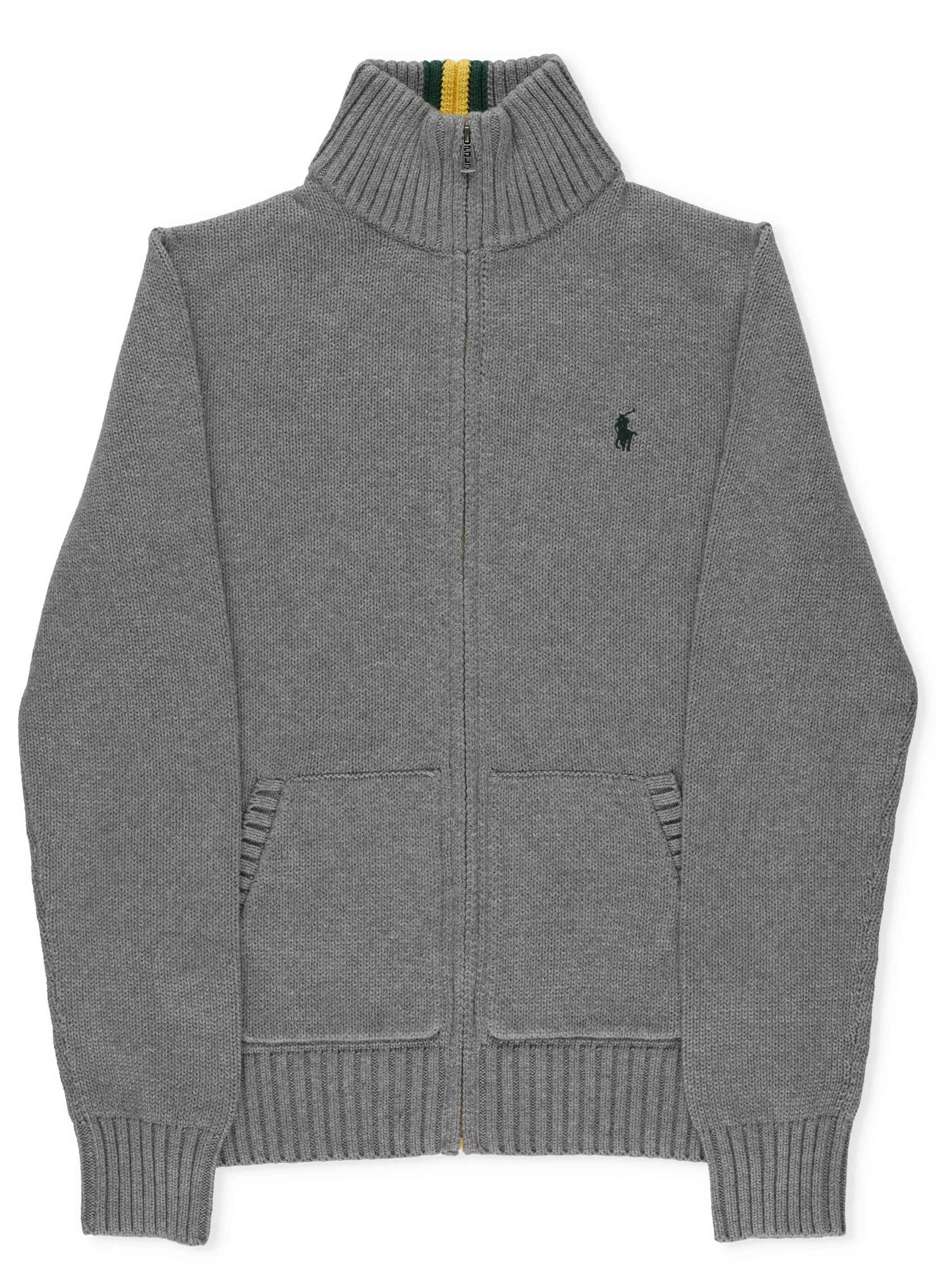 Ralph Lauren Kids Logo Embroidered Zipped Cardigan