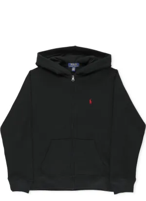 Ralph Lauren Kids Logo Embroidered Zipped Hoodie