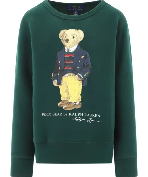 Ralph Lauren Kids Polo Bear Print Sweatshirt