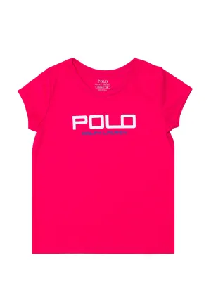 Ralph Lauren Kids Polo Logo Print T-Shirt