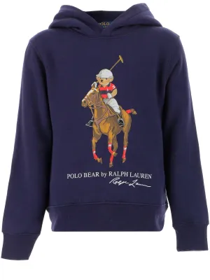 Ralph Lauren Kids Polo Pony Print Hoodie