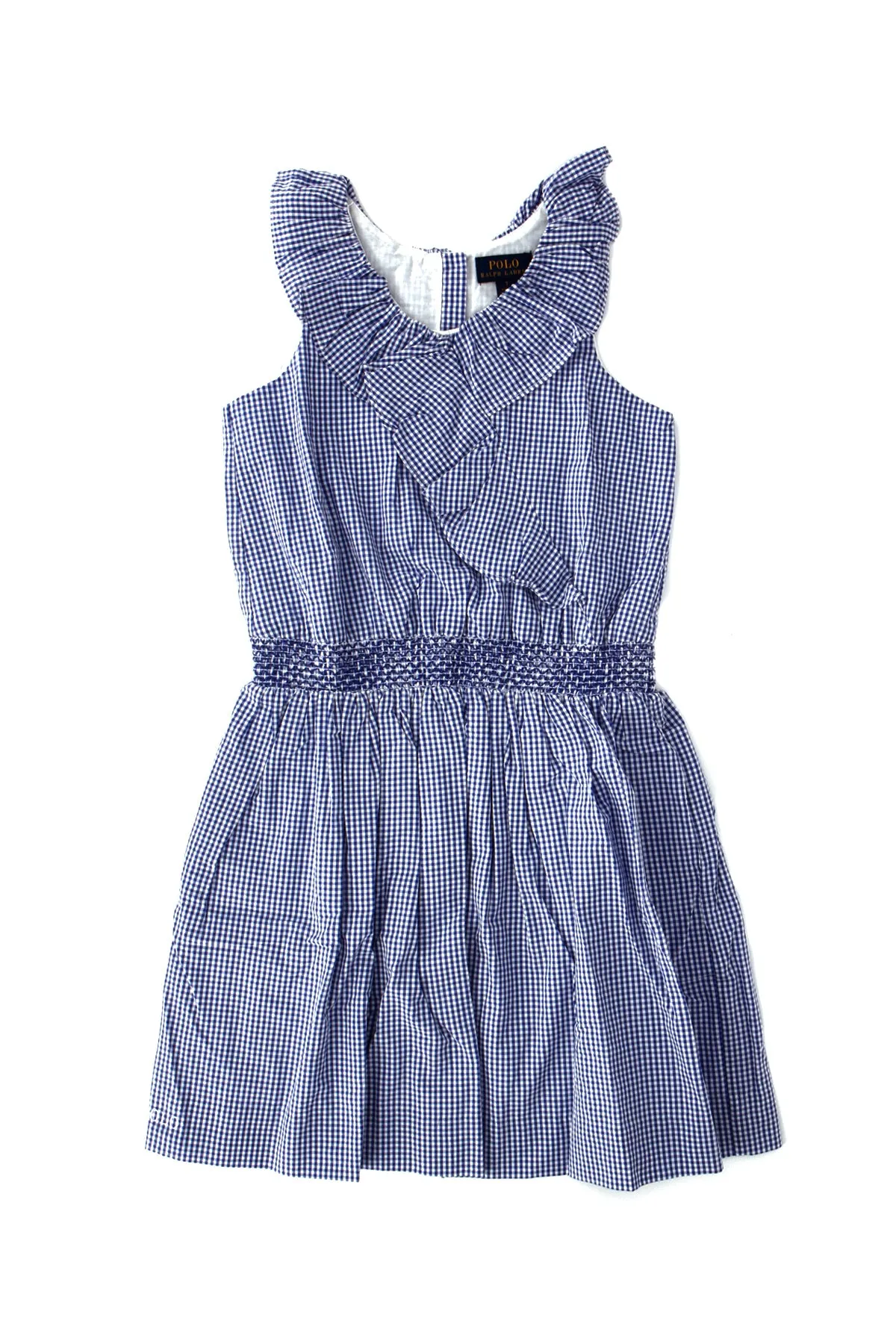 Ralph Lauren Kids Ruffled Sleeveless Dress