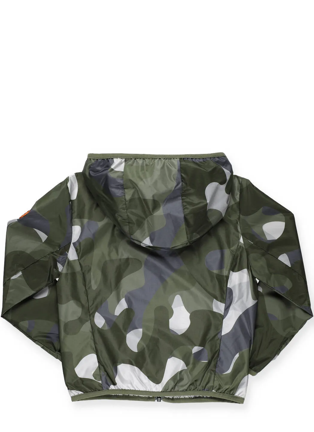 Save The Duck Kids Camouflage Printed Hooded Jacket