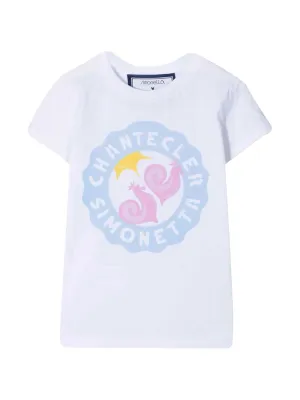 Simonetta Graphic Print Crewneck T-Shirt