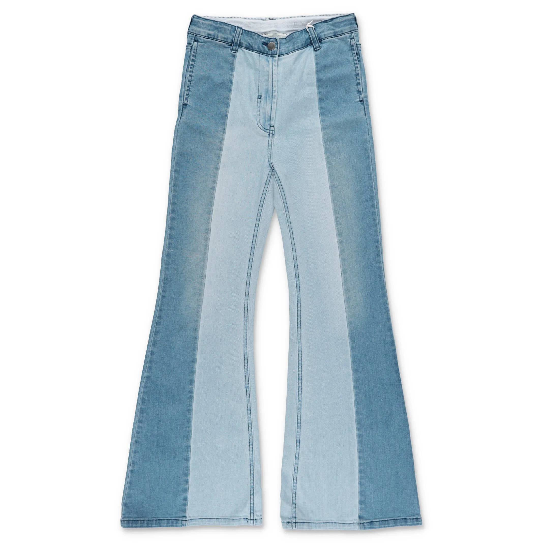 Stella McCartney Kids Bicolour Wide Leg Jeans