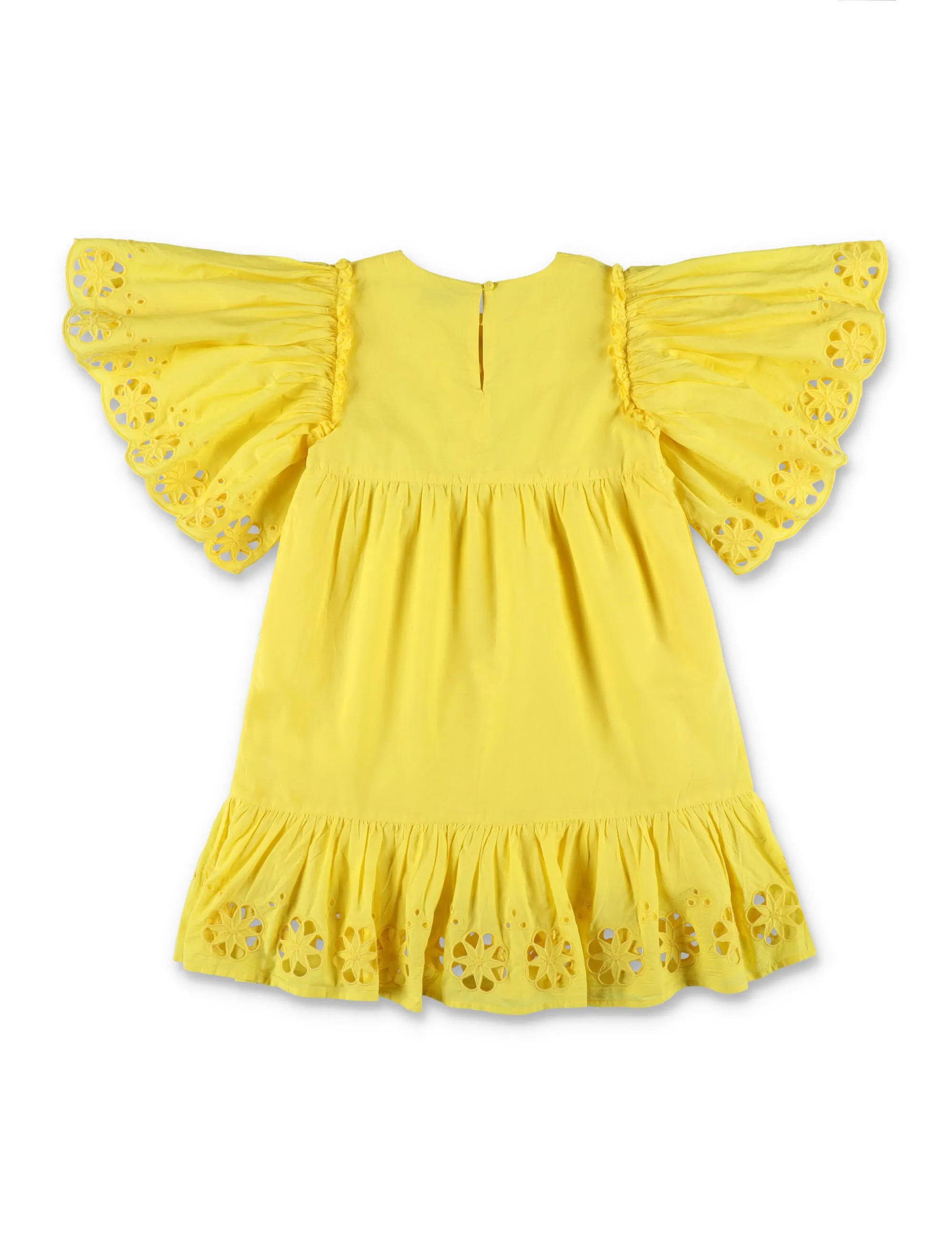 Stella McCartney Kids Broderie Anglaise Round-Neck Dress