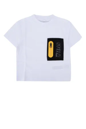 Stella McCartney Kids Chest Logo Print Crewneck T-Shirt