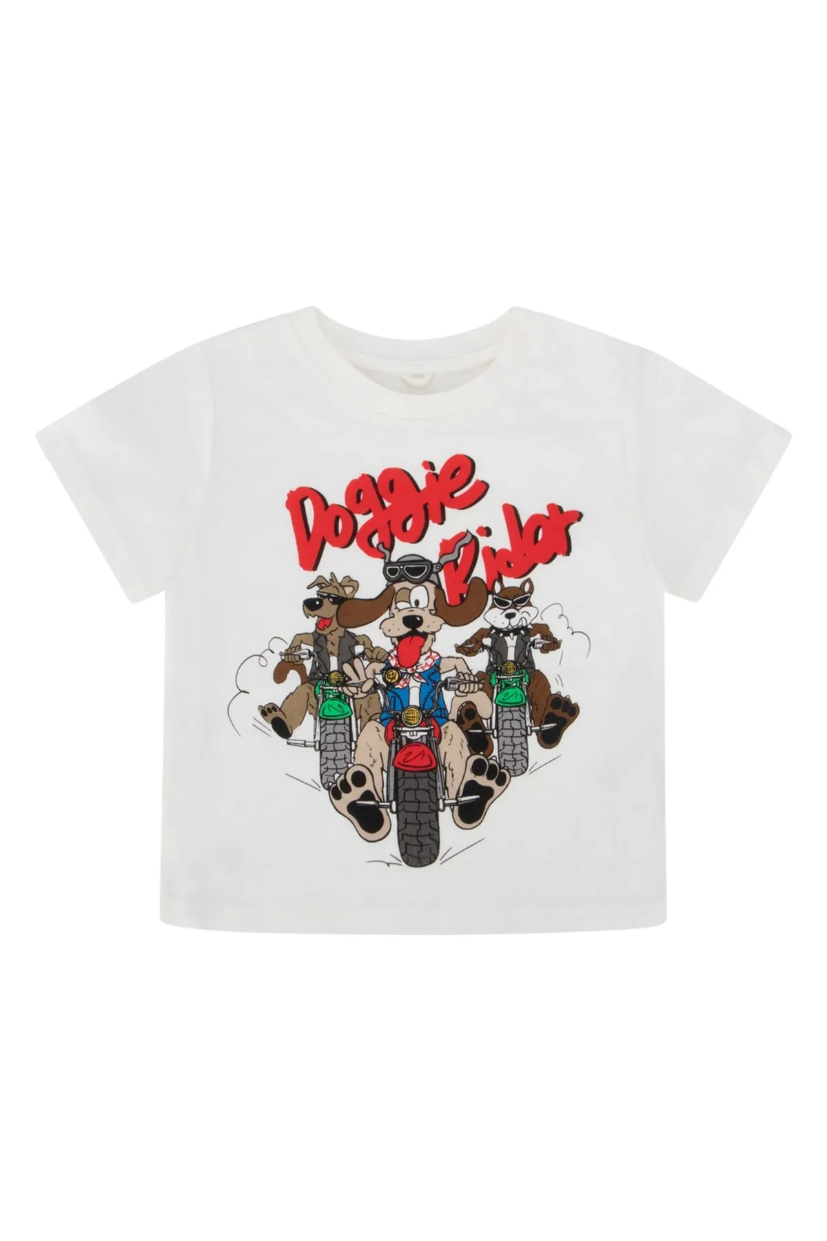 Stella McCartney Kids Doggie Riders Print T-Shirt