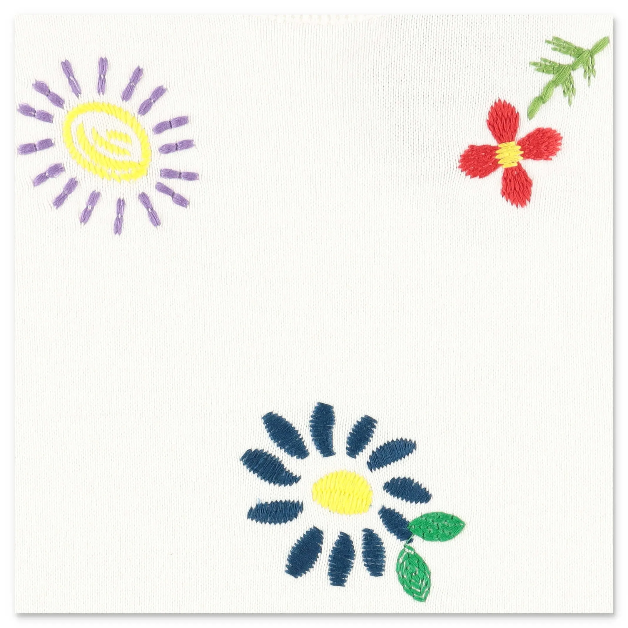 Stella McCartney Kids Embroidered Flowers Oversized Jumper