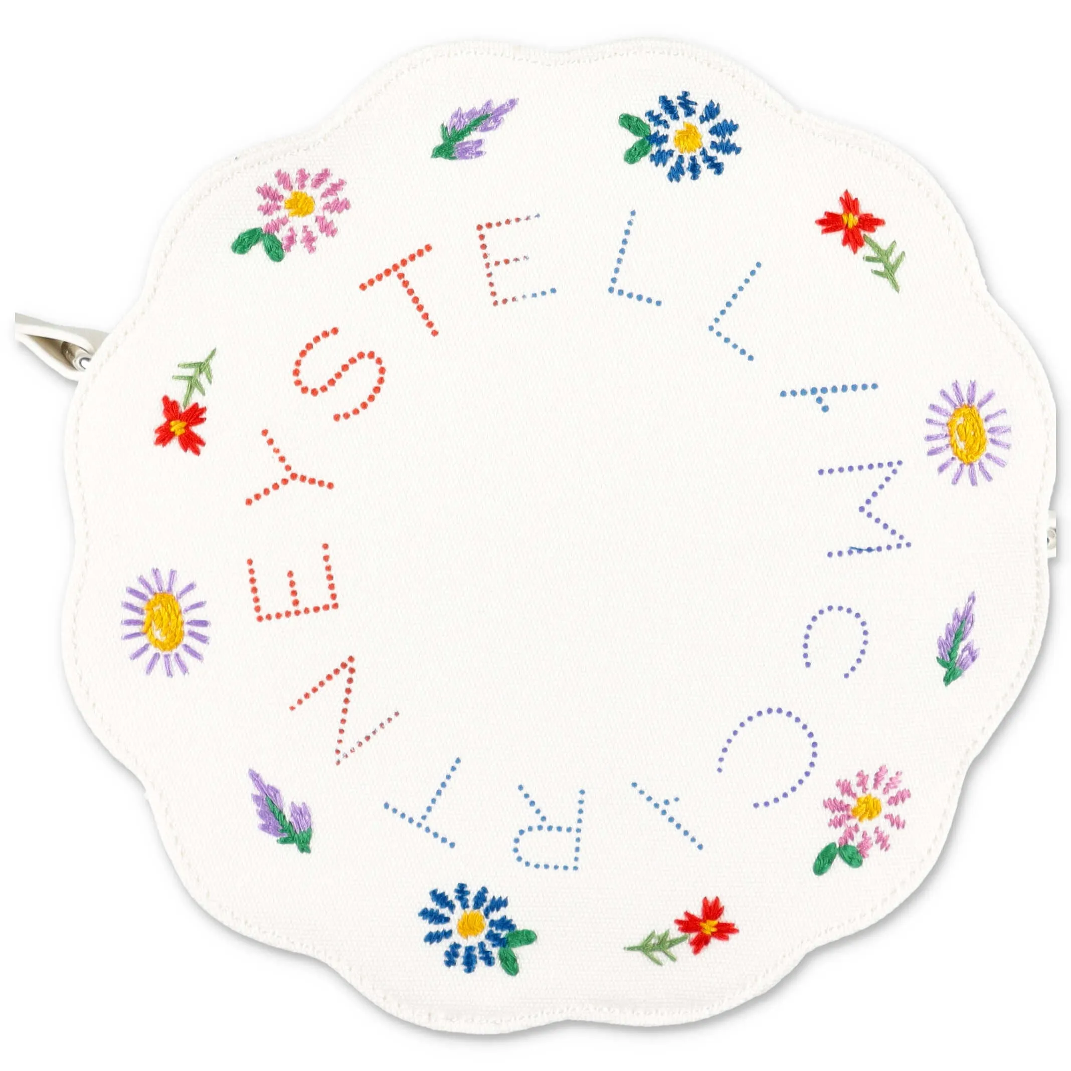 Stella McCartney Kids Embroidered Flowers Shoulder Bag