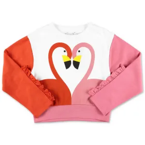 Stella McCartney Kids Flamingo Fleece Sweatshirt