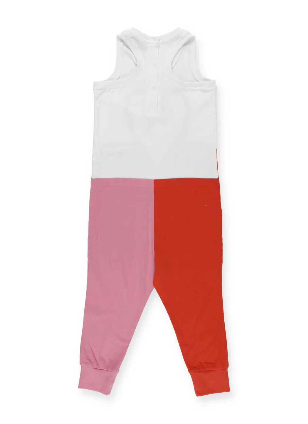 Stella McCartney Kids Flamingo Print Sleeveless Jumpsuit