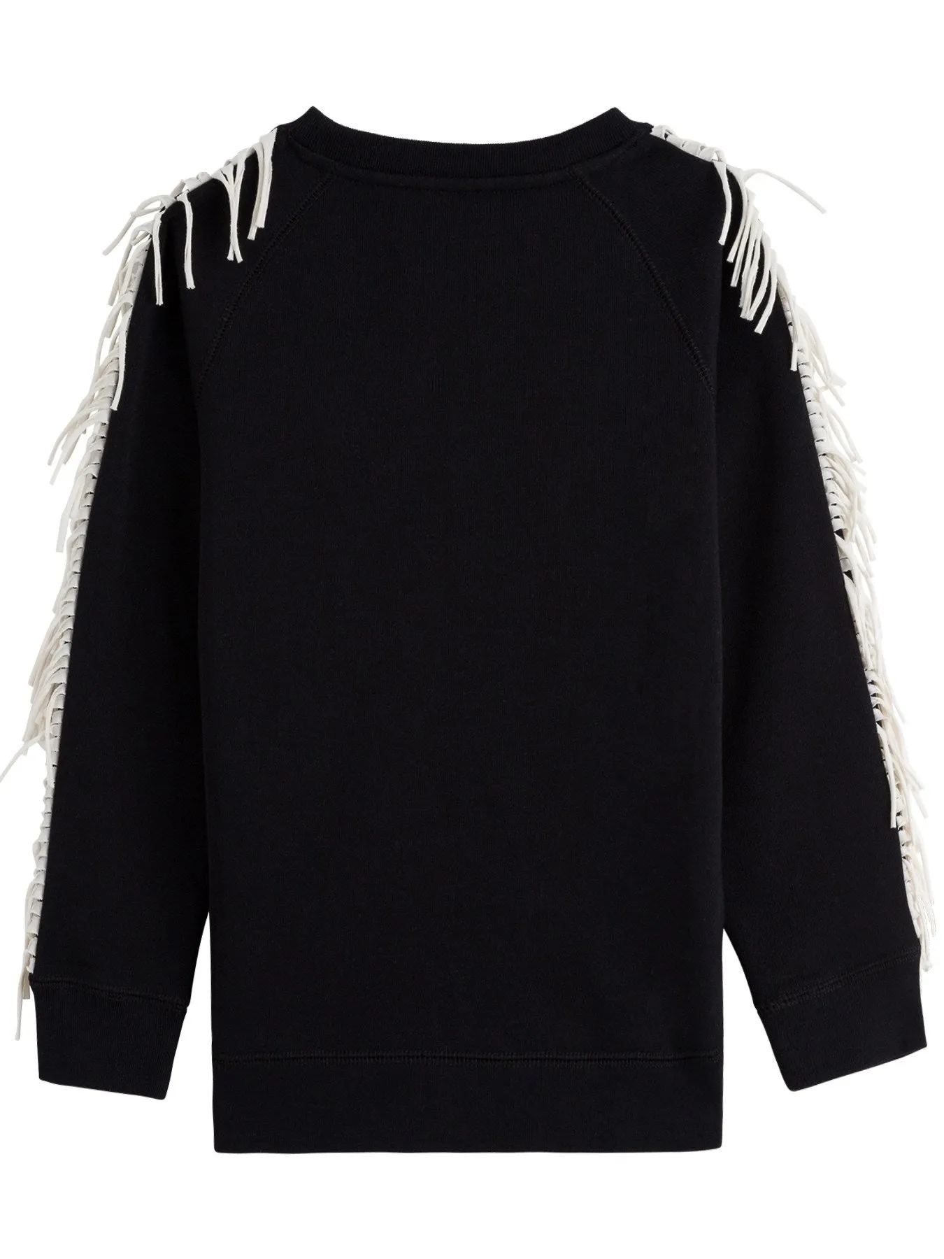 Stella McCartney Kids Fringed Star Print Crewneck Sweatshirt