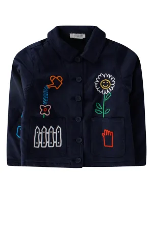 Stella McCartney Kids Graphic Embroidered Jacket
