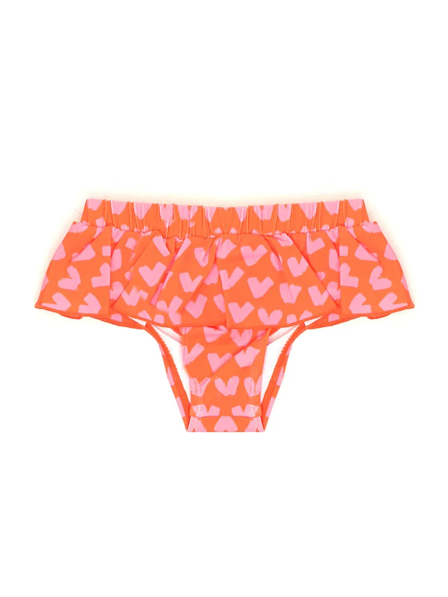 Stella McCartney Kids Hearts Print Swim Bottoms